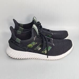 Adidas Kaptir 2.0 Black Green Oxide Camo Sneakers Shoes Men's Size 9.5